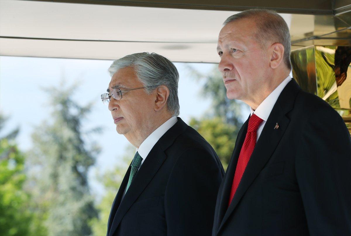 Kazakistan Cumhurbaşkanı Tokayev Ankara'da