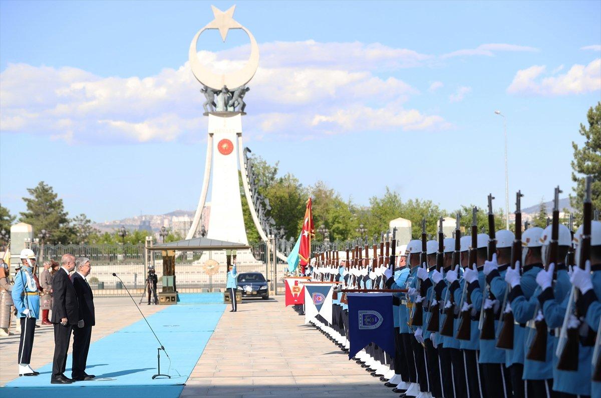Kazakistan Cumhurbaşkanı Tokayev Ankara'da