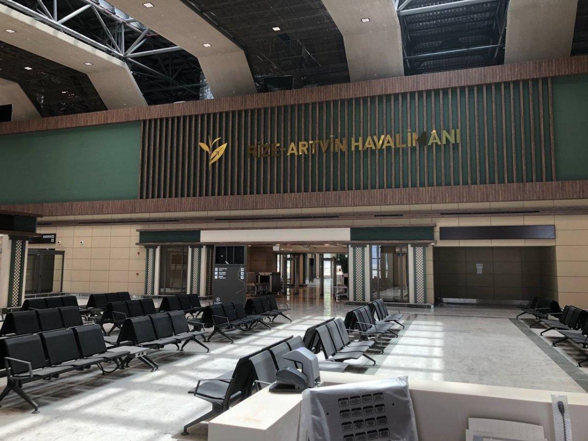 Rize-Artvin Havaalanı 14 Mayıs'ta hizmete giriyor