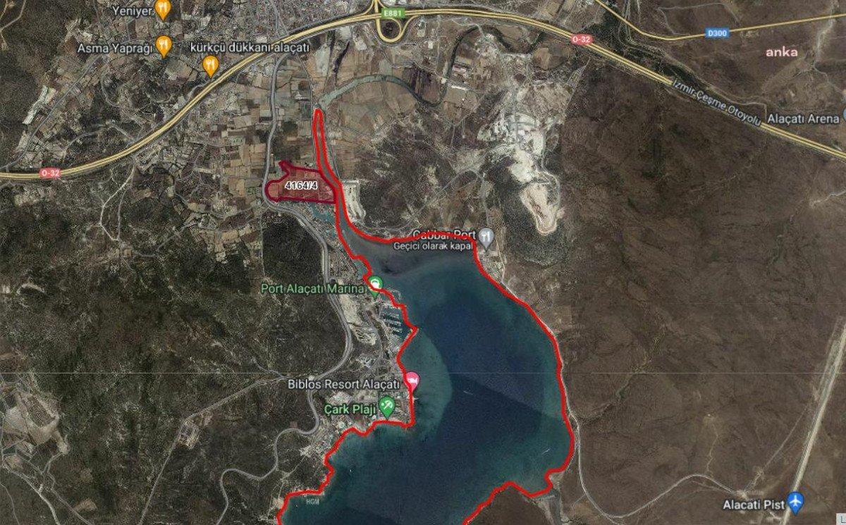 Alaçatı'da 128 dönümlük arazi satışa çıktı