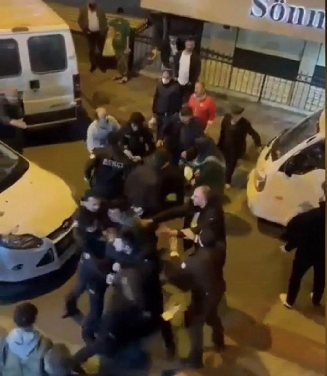 Esenler’de bekçilerle mahalleli arasında arbede