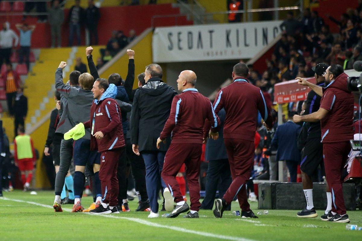 Trabzonspor'u yenen Kayserispor, Türkiye Kupası'nda finalde