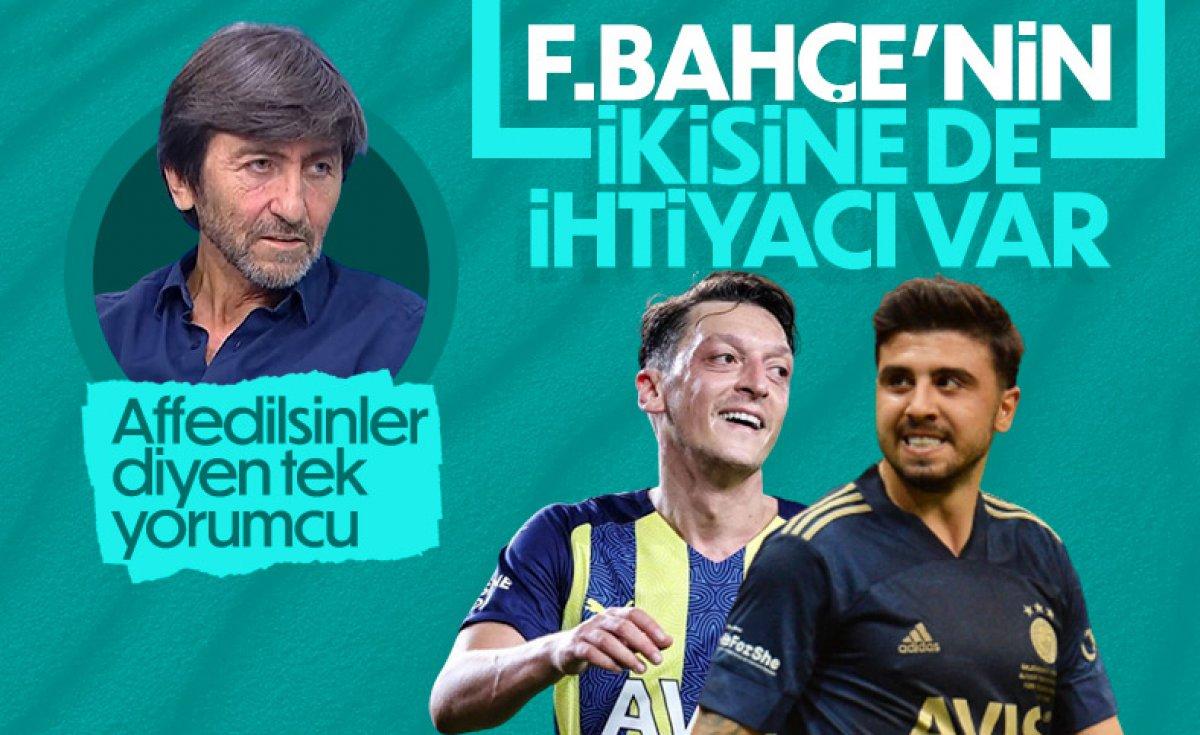 Rıdvan Dilmen'le Mesut Özil buluştu