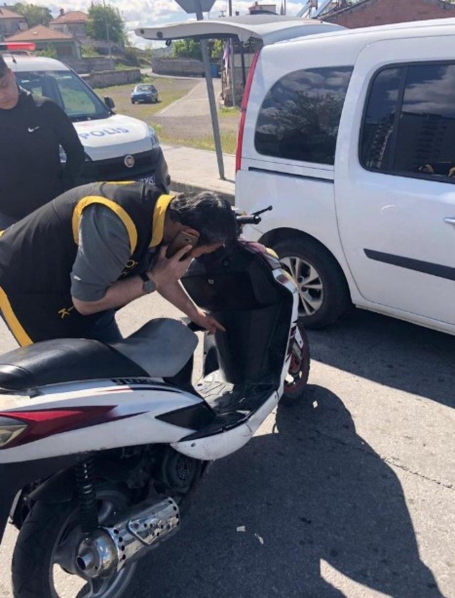 Kayseri'de kuş grubu araçlar denetlendi