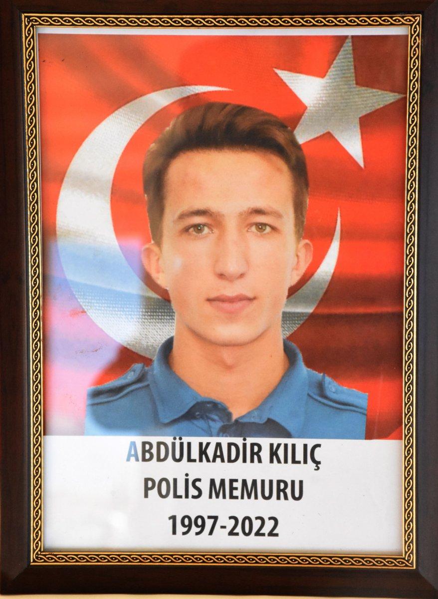Kazada ölen polis memuru Abdülkadir Kılıç toprağa verildi