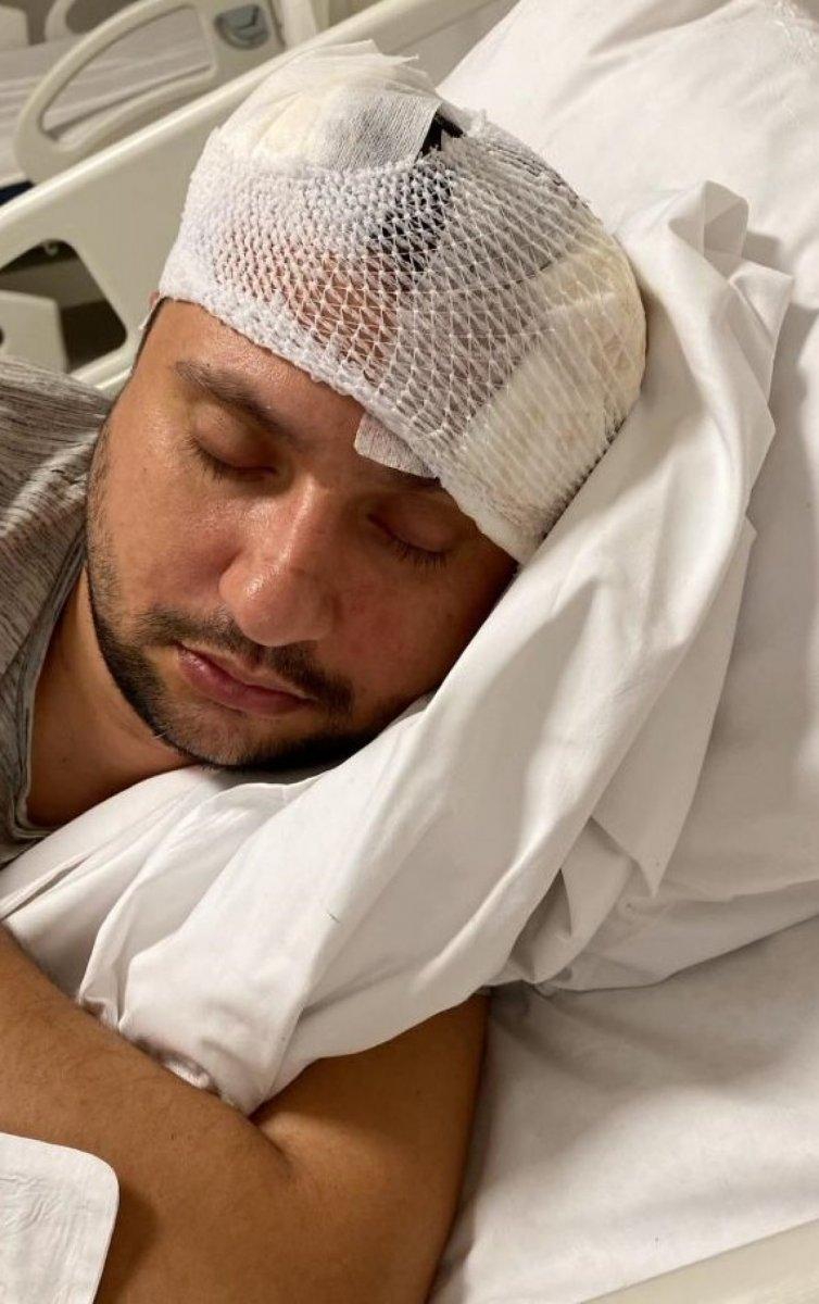 Sancaktepe’de taksiciden yolcuya alkol dayağı