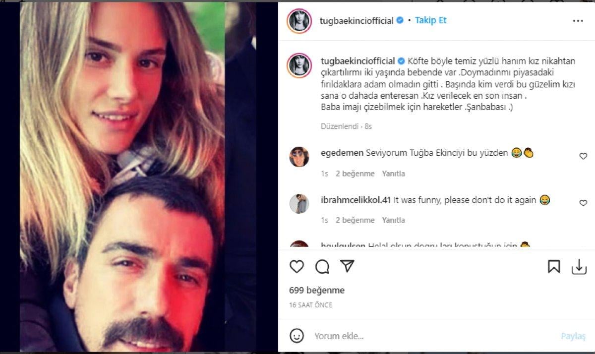 Tuğba Ekinci'den İbrahim Çelikkol'a sert sözler