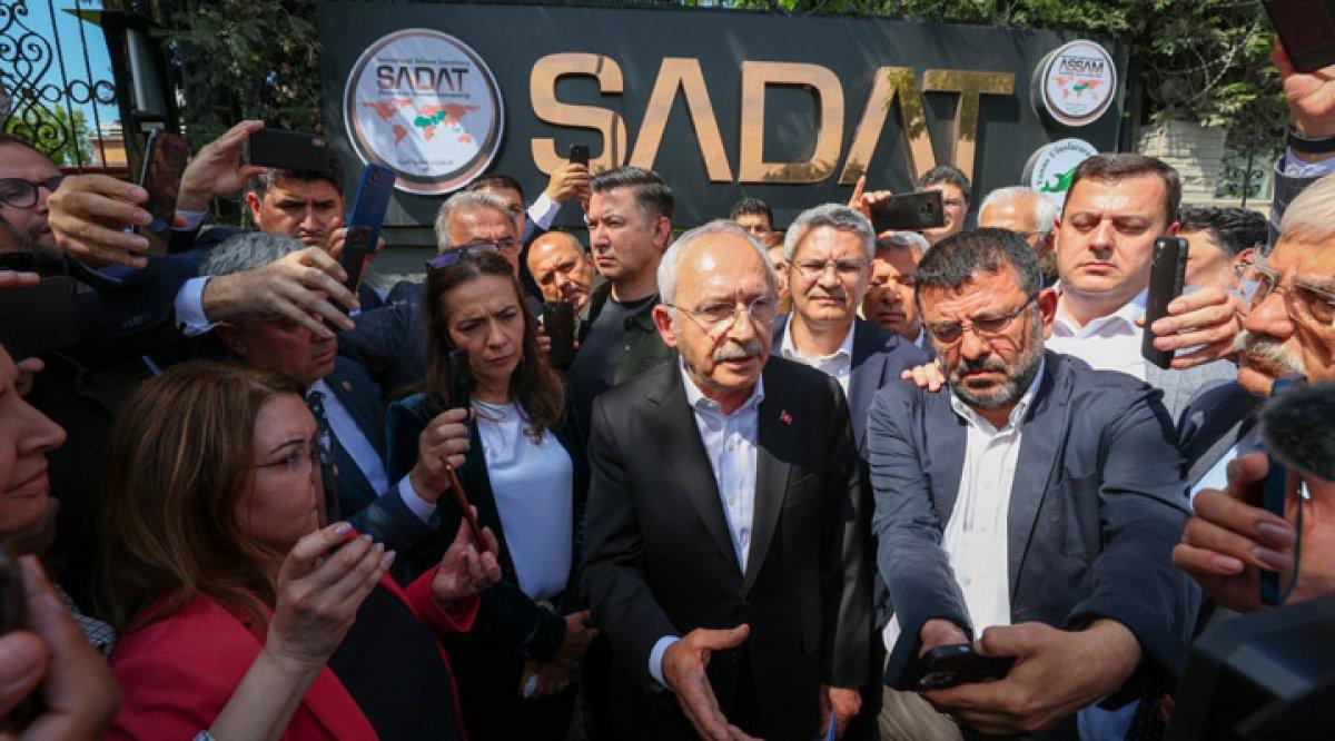 Kemal Kılıçdaroğlu SADAT'a gitti içeri giremedi