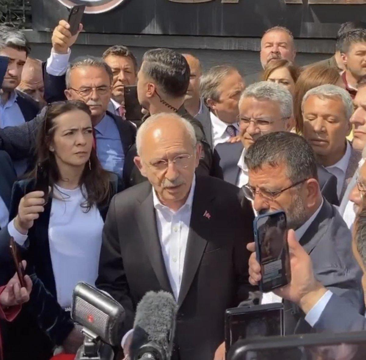 Kemal Kılıçdaroğlu SADAT'a gitti içeri giremedi