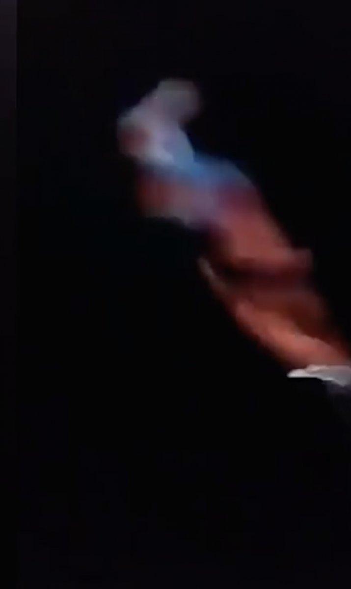 Rambo Okan, Trabzonspor bayrağını köprüden indirdi