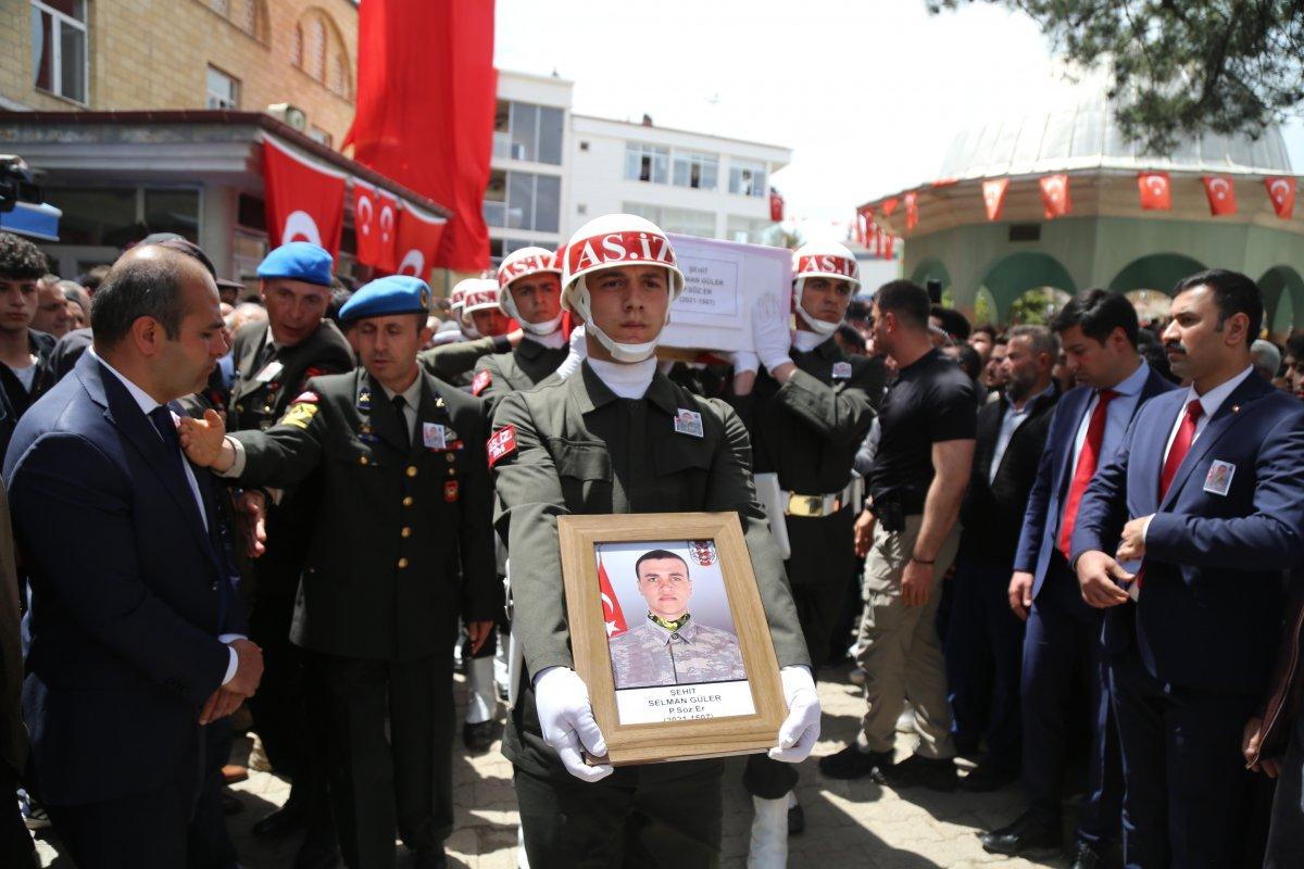 Şehit Selman Güler, son yolculuğuna uğurlandı