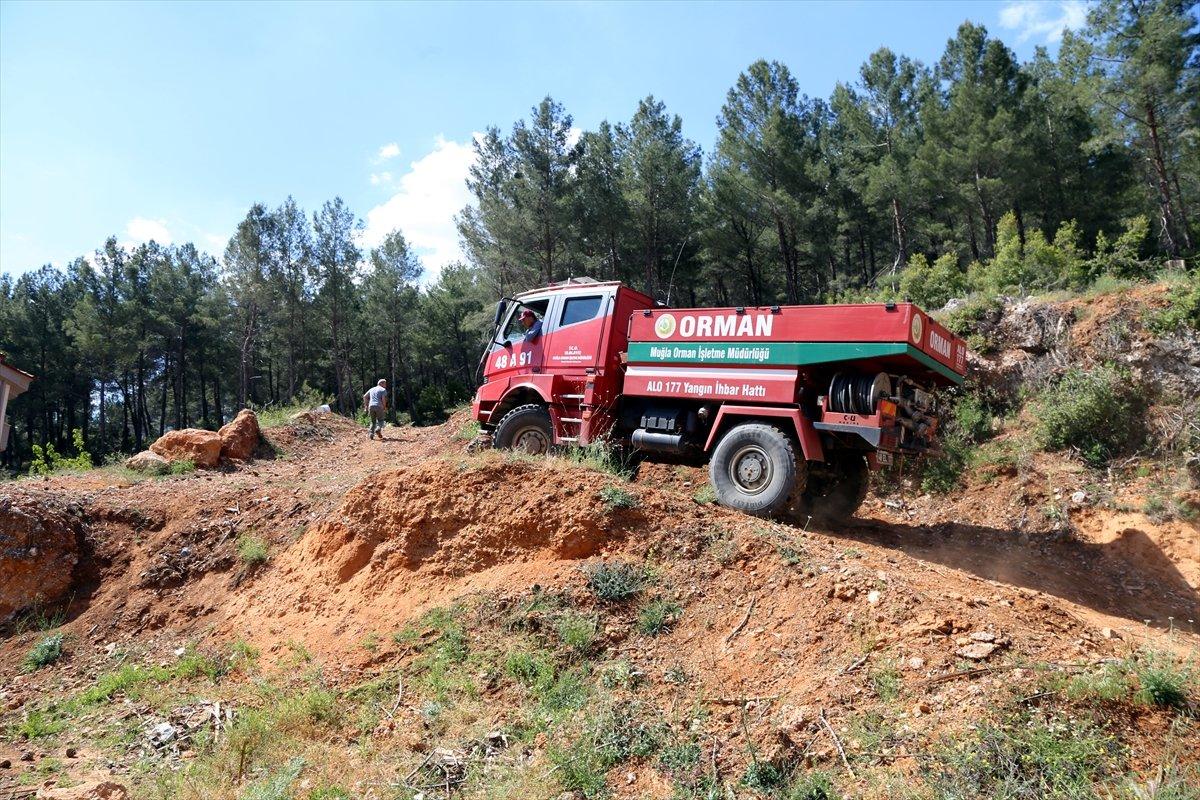 Muğla'da orman yangını söndürüldü