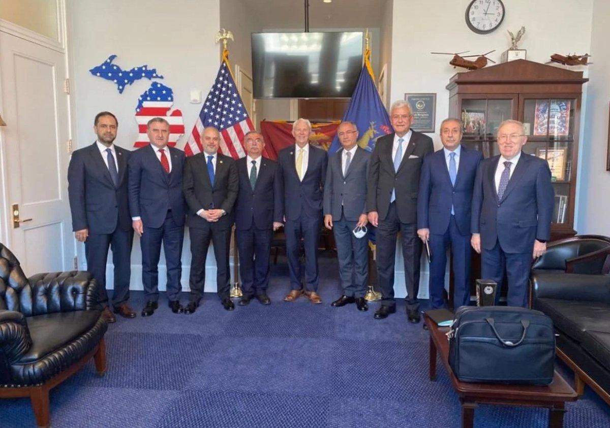 AK Parti heyeti F-16'lar için ABD Kongresi üyeleriyle görüştü