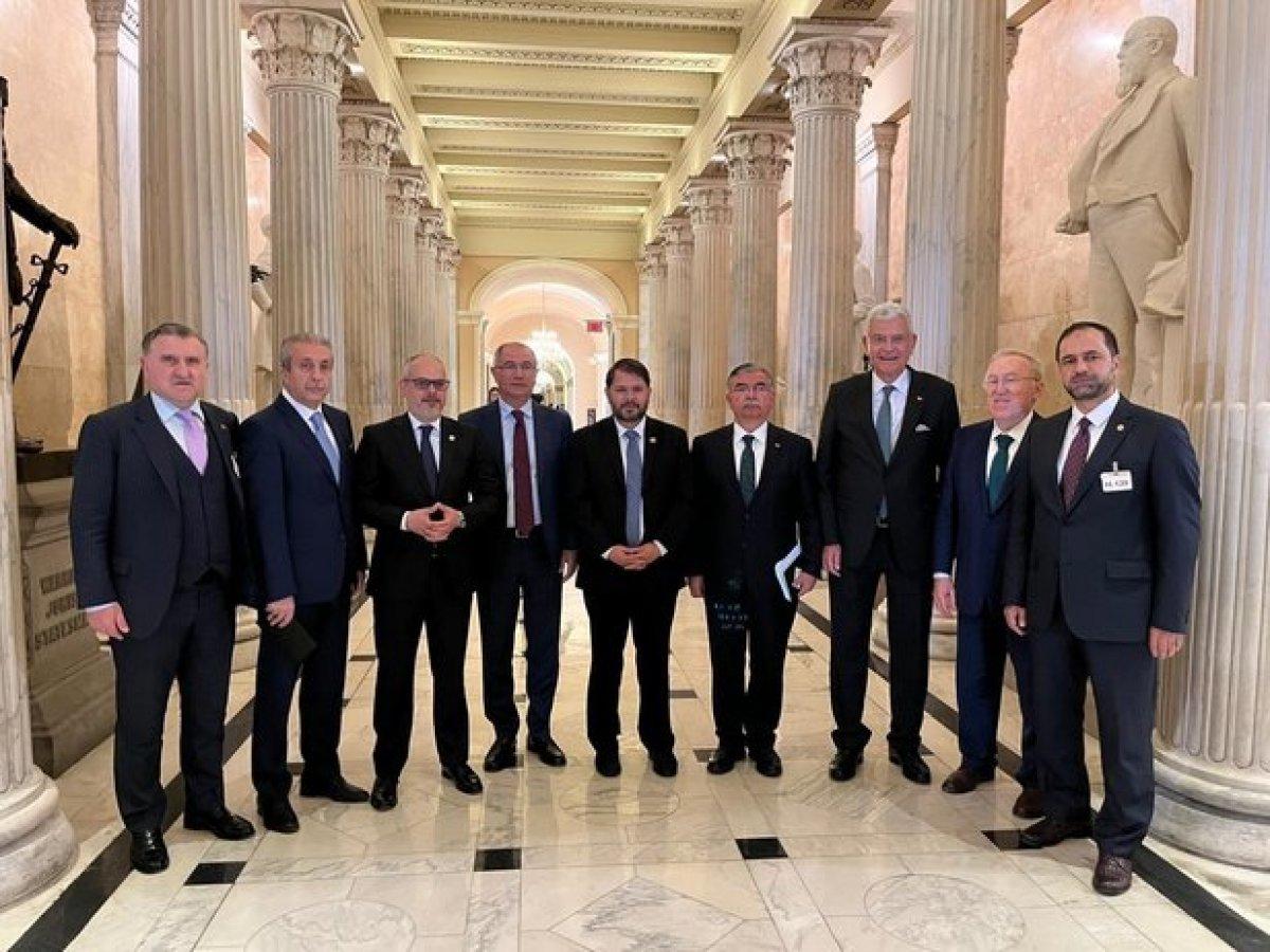 AK Parti heyeti F-16'lar için ABD Kongresi üyeleriyle görüştü