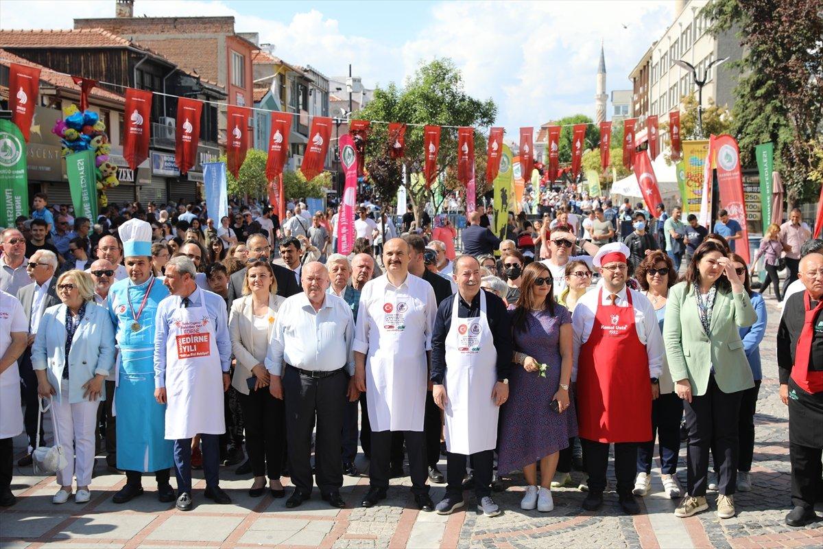 Edirne'deki ciğer festivalinden renkli görüntüler