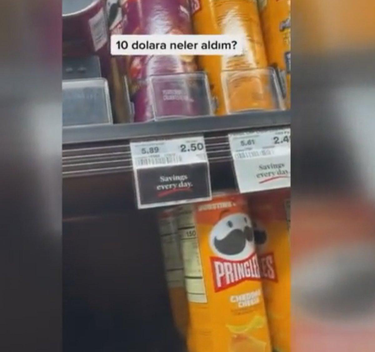 ABD'ye yerleşen Erdem Baş, market fiyatlarını karşılaştırdı