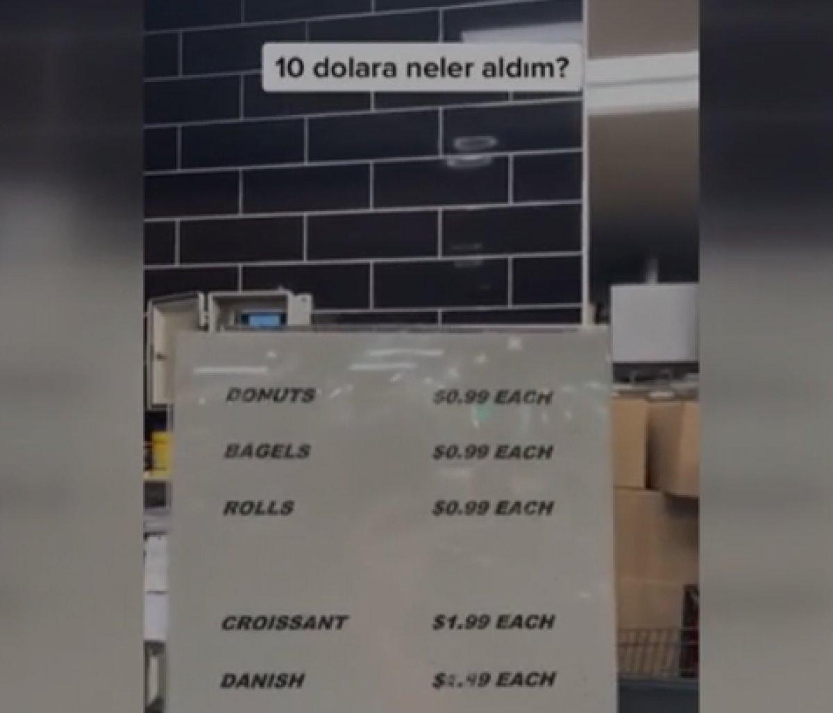 ABD'ye yerleşen Erdem Baş, market fiyatlarını karşılaştırdı