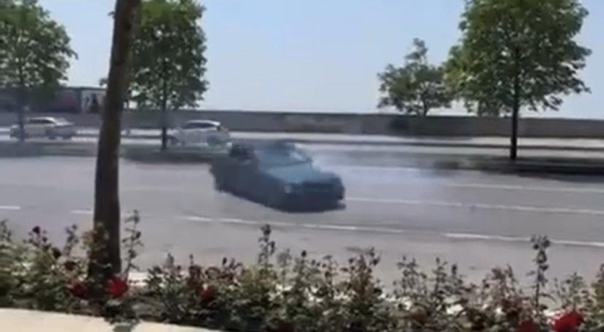 Kartal'da drift atan maganda kamerada