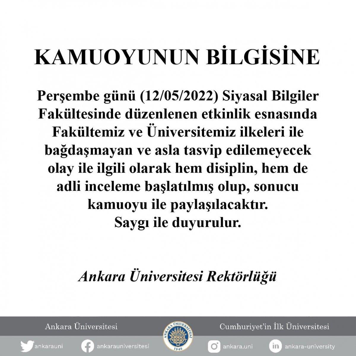 Ankara Üniversitesi tepki çeken 'İnek Bayramı' günü için inceleme başlattı