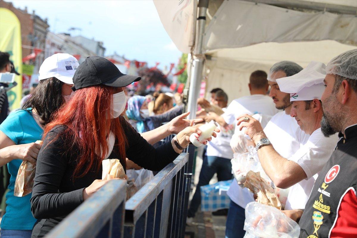 Edirne'deki ciğer festivalinden renkli görüntüler