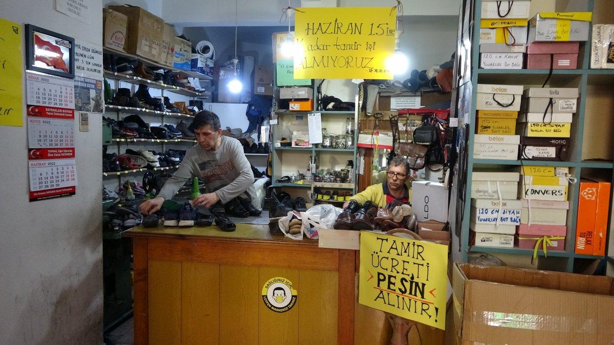 Çanakkale’de ayakkabılar randevuyla tamir ediliyor