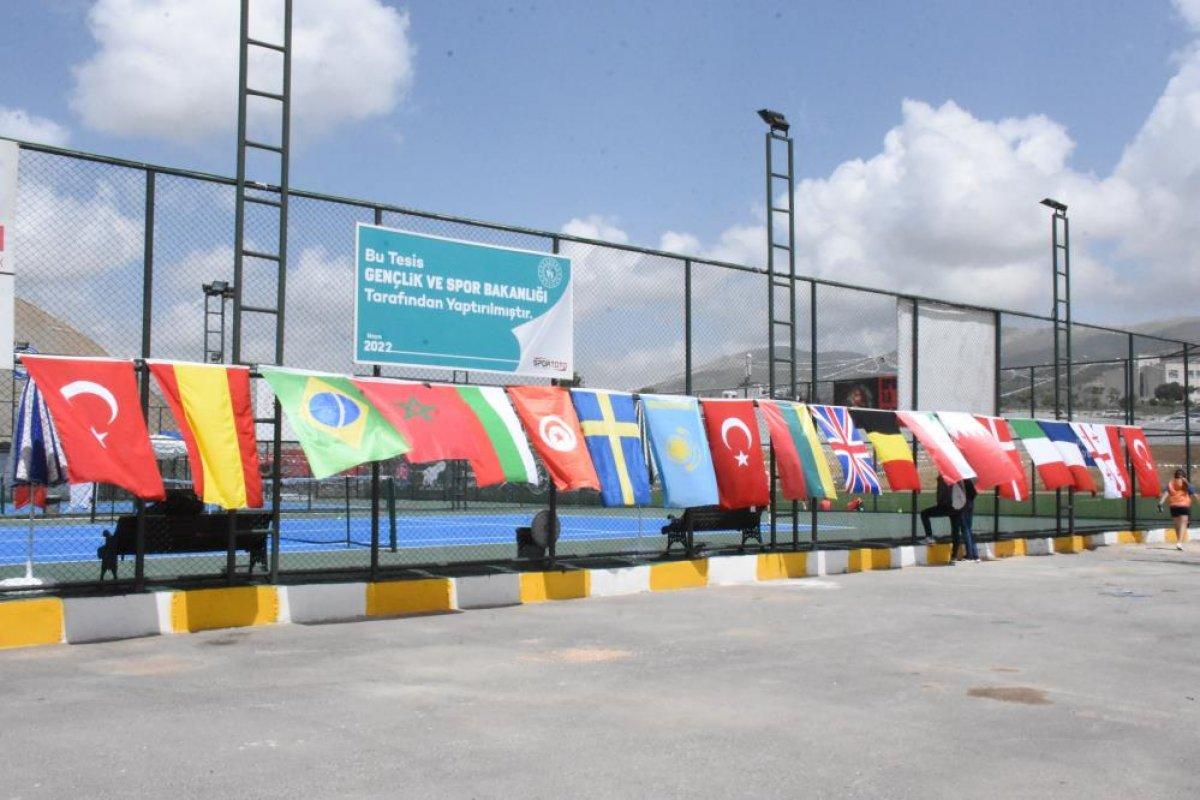 Şırnak'ta Uluslararası Cudi Cup Tenis Turnuvası başladı