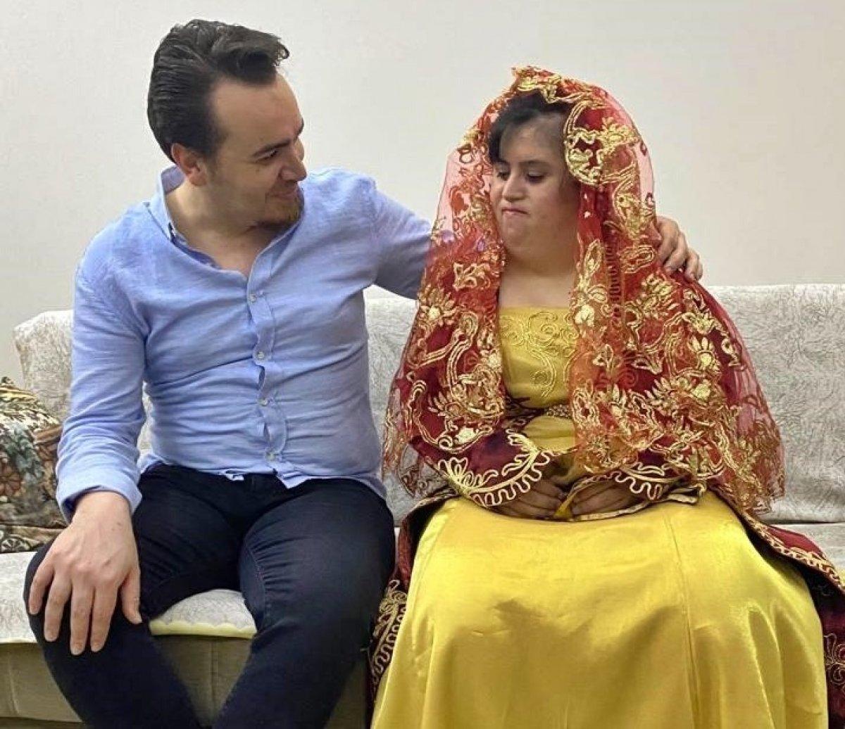 Antalya'da rüyalarında gelin olduğunu gören kızının hayalini gerçekleştirdi