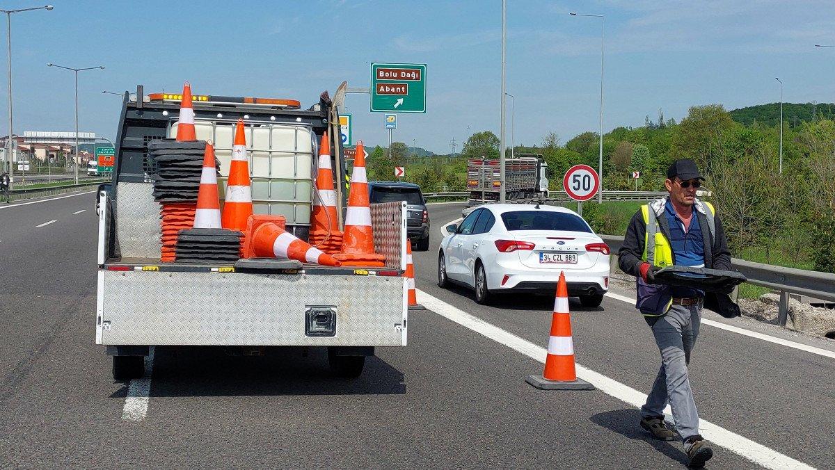 Bolu Dağı Tüneli'nin İstanbul yönü ulaşıma kapatıldı