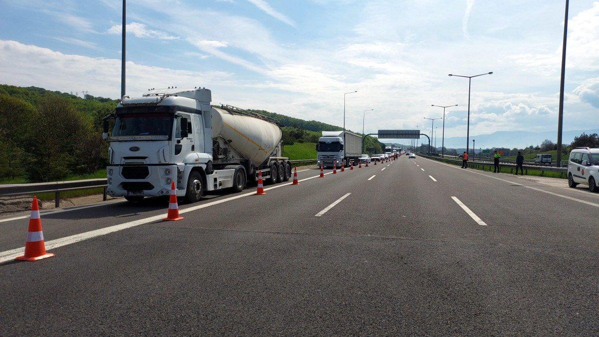 Bolu Dağı Tüneli'nin İstanbul yönü ulaşıma kapatıldı