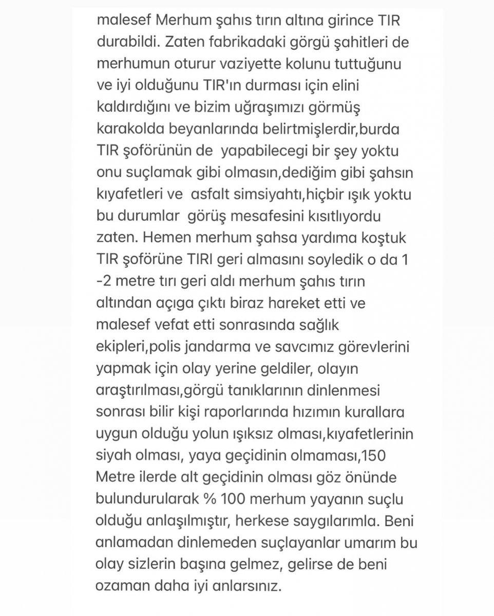 Trafik kazası geçiren Rıza Kayaalp'ten açıklama