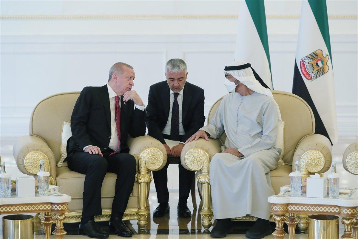 Cumhurbaşkanı Erdoğan Muhammed bin Zayed ile görüştü