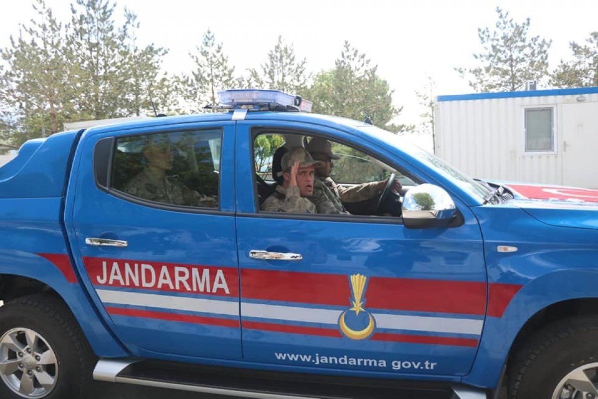 Erzincan'daki down sendromlu Yalçın, en büyük hayalini yaşadı