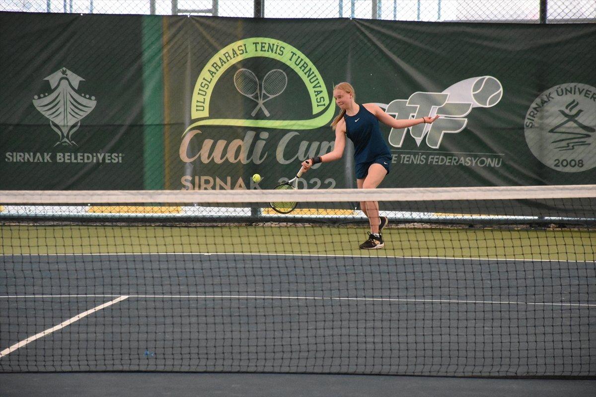 Cudi Cup Uluslararası Tenis Turnuvası başladı