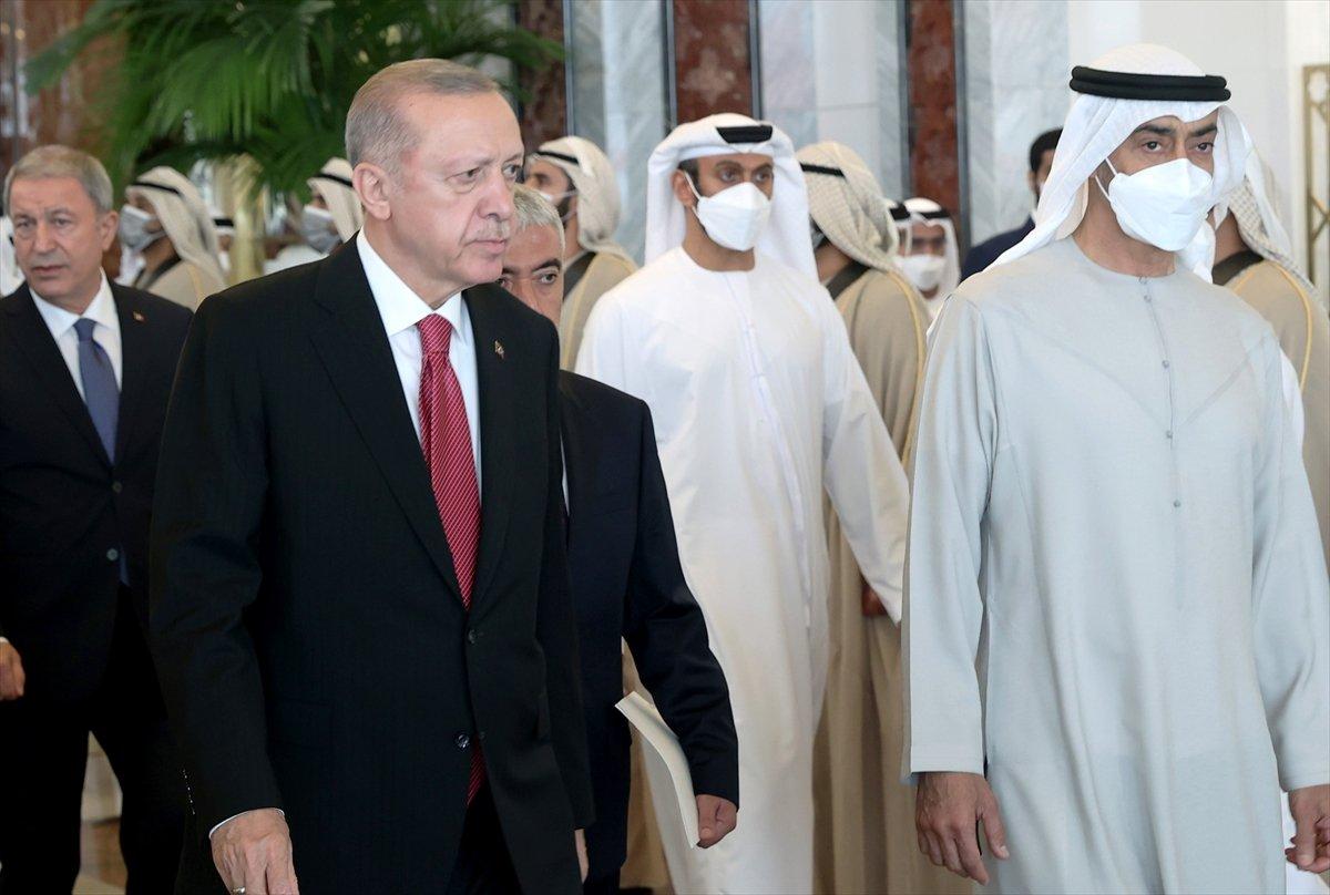 Cumhurbaşkanı Erdoğan Muhammed bin Zayed ile görüştü