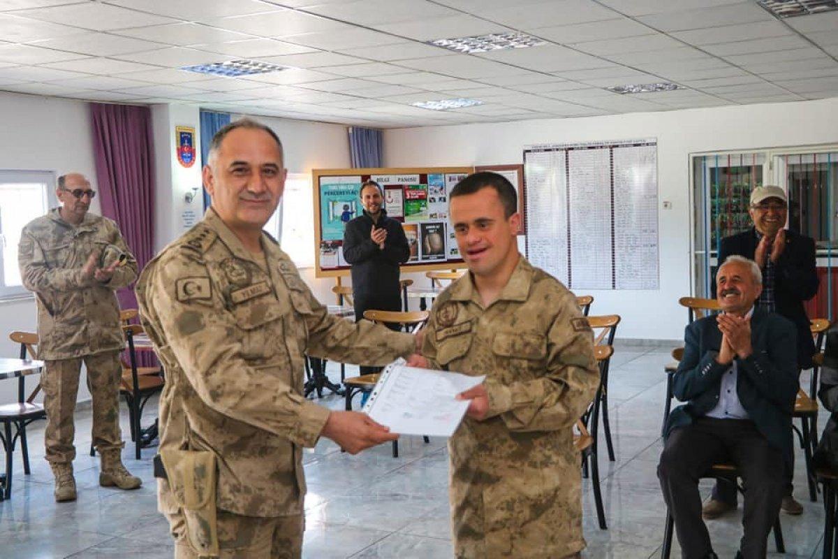 Erzincan'daki down sendromlu Yalçın, en büyük hayalini yaşadı