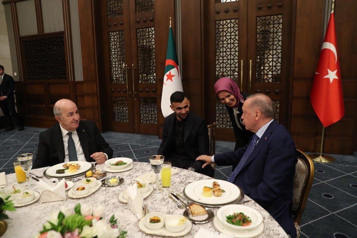 Rachid Ghezzal, Türkiye - Cezayir dostluk yemeğine katıldı