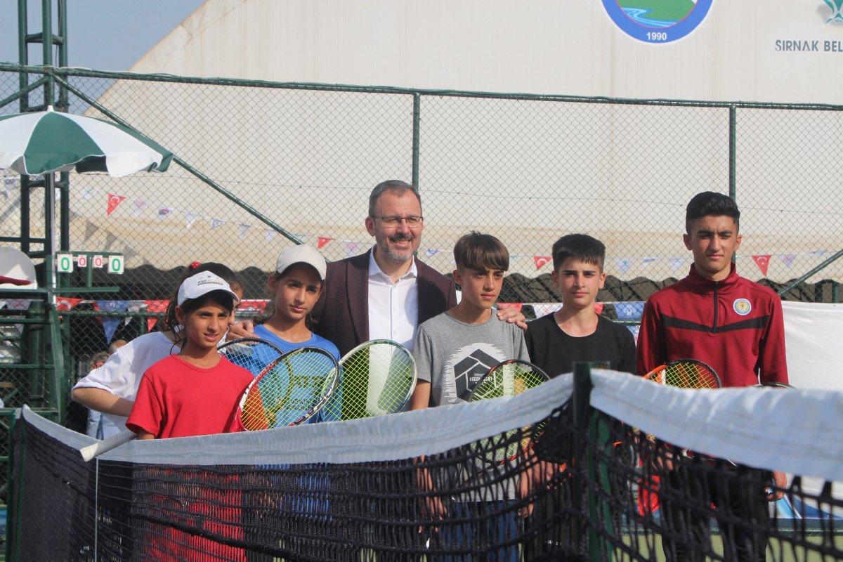 Cudi Cup Uluslararası Tenis Turnuvası başladı