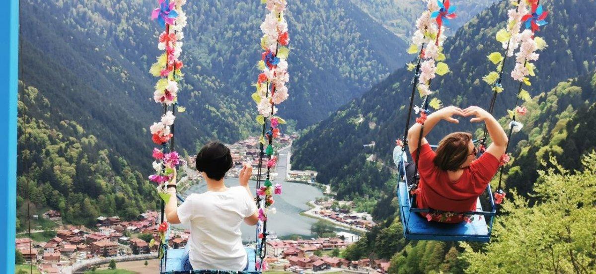 Uzungöl'e Gürcü ziyaretlerinin sayısı arttı