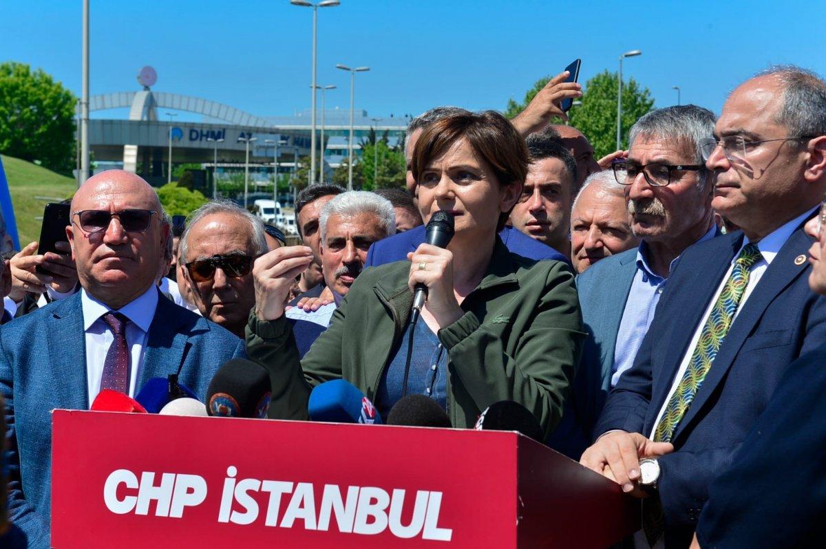 CHP Atatürk Havalimanı'nda eylemde