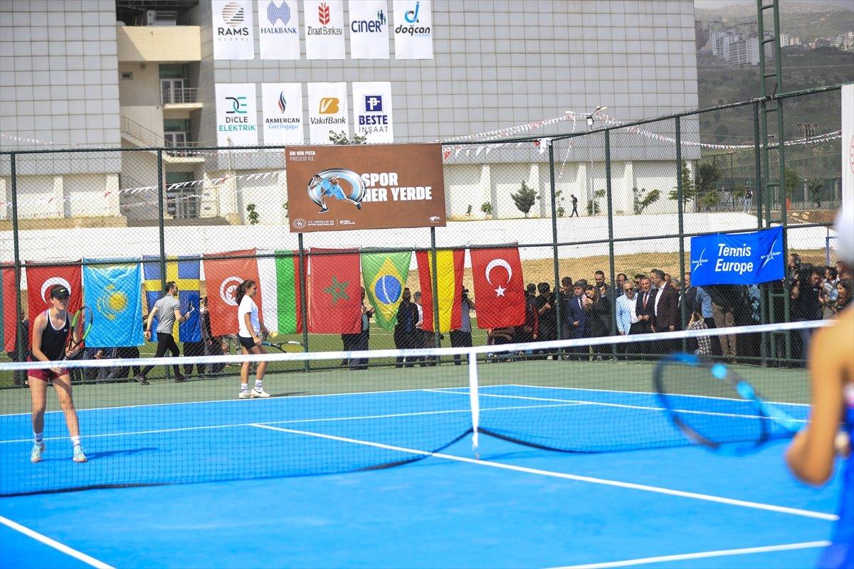 Cudi Cup Uluslararası Tenis Turnuvası başladı