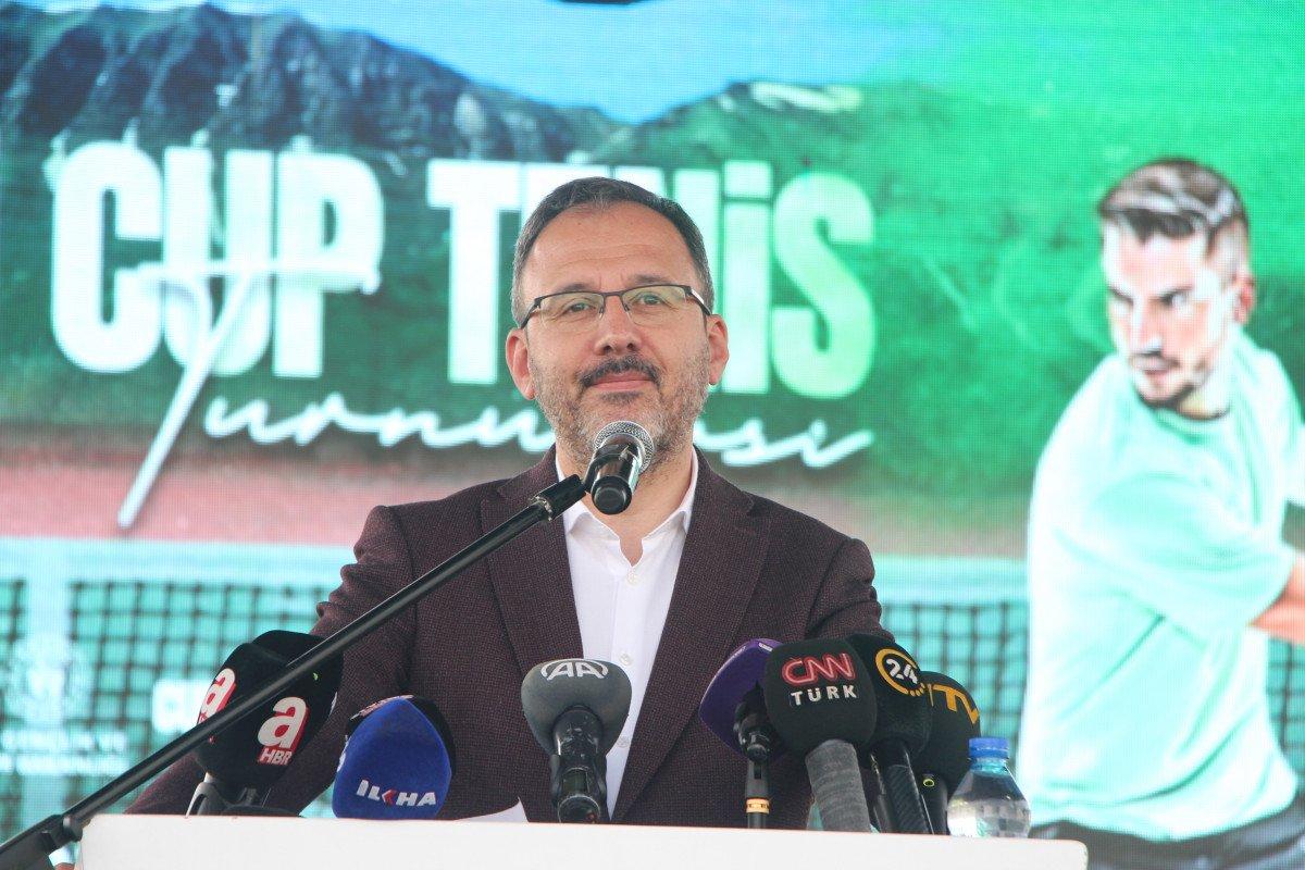 Cudi Cup Uluslararası Tenis Turnuvası başladı