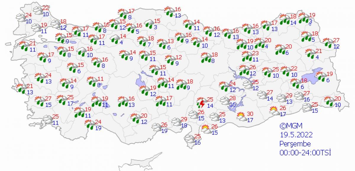 Meteoroloji'den Marmara için kuvvetli yağış uyarısı