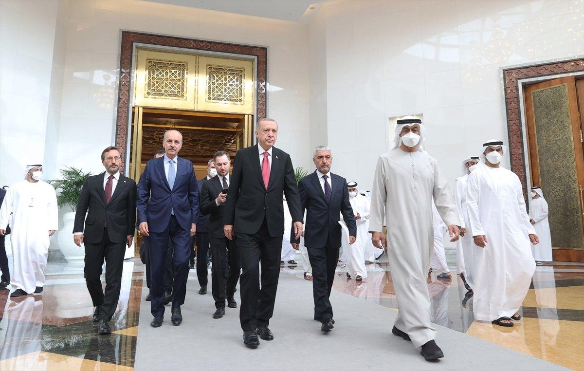 Cumhurbaşkanı Erdoğan Muhammed bin Zayed ile görüştü