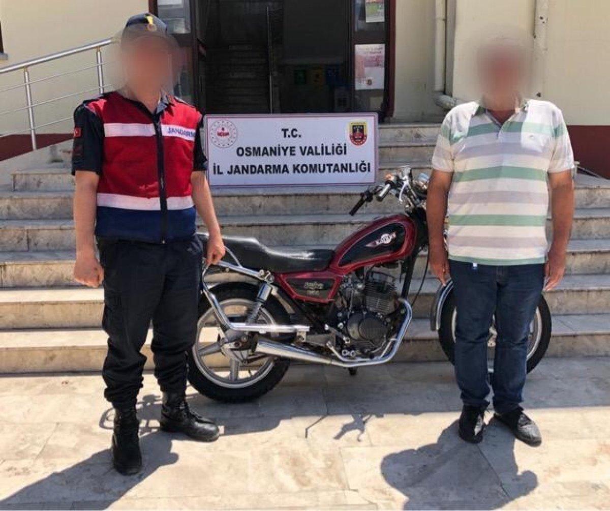 Osmaniye'de çalınan motosiklet sahibine teslim edildi
