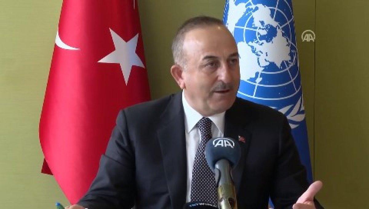 Mevlüt Çavuşoğlu, BM Genel Merkezi'nde konuştu
