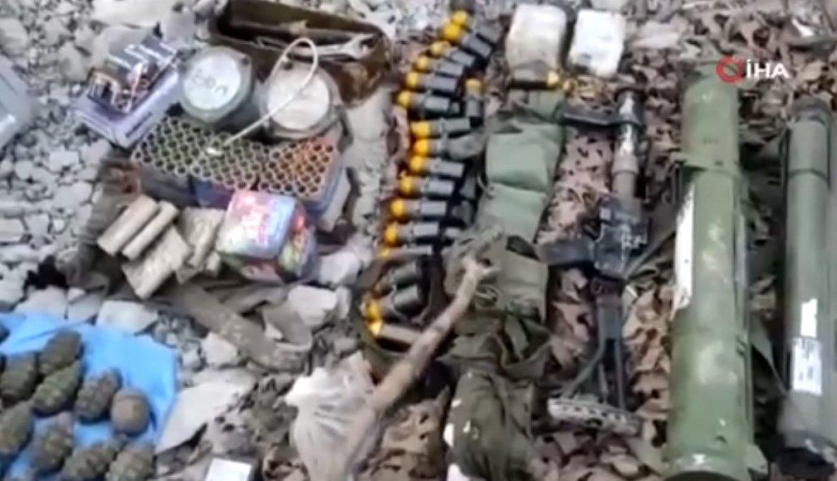 Pençe Kilit operasyonunda PKK'lılara ait mağara bulundu