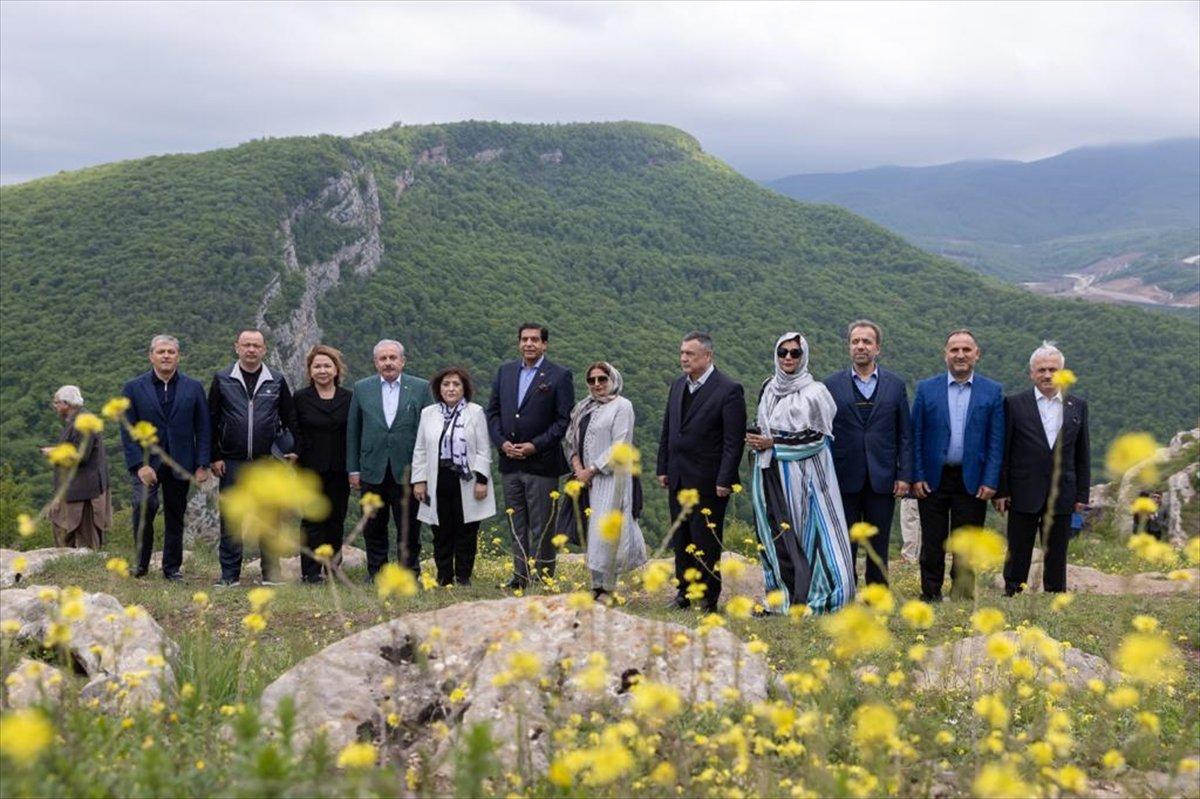 Mustafa Şentop, Azerbaycan'da Şuşa'yı ziyaret etti