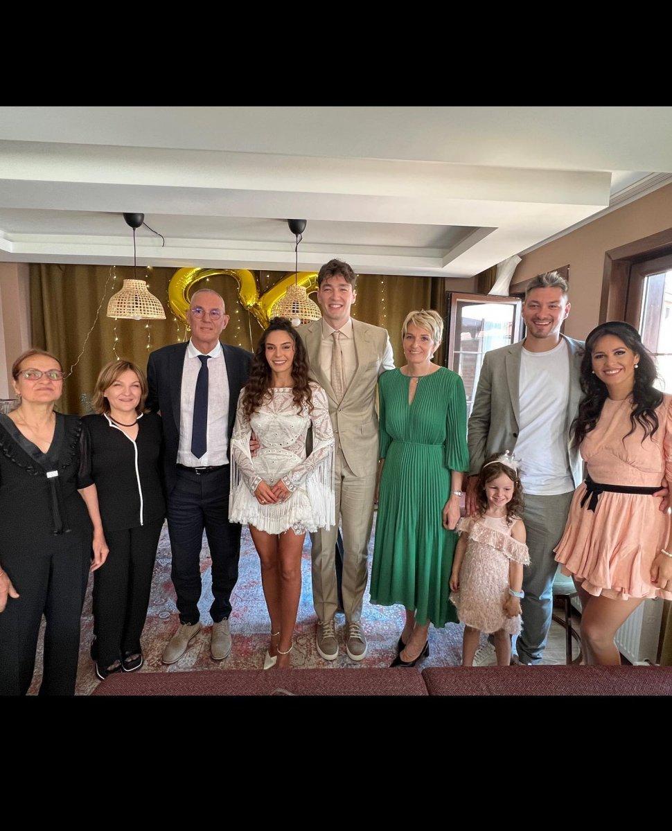 Ebru Şahin ile Cedi Osman nişanlandı