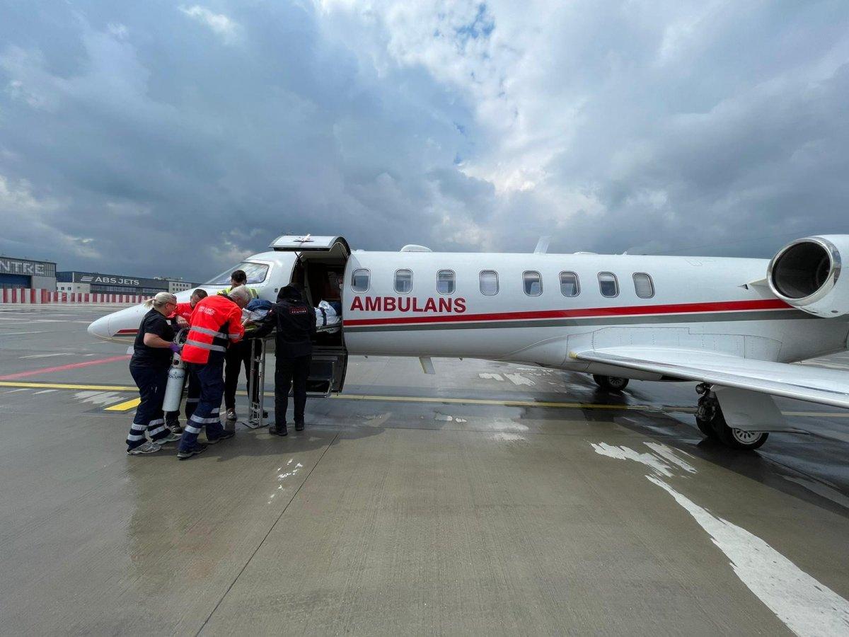 Ambulans uçak, Çekya'da rahatsızlanan Türk öğrenci için havalandı