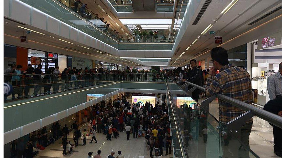 AVM'lerde ziyaretçi sayısı 5 milyona yükseldi